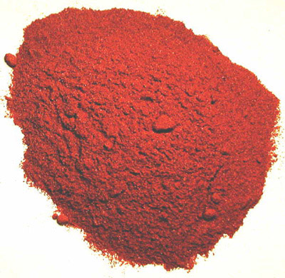 Paprika Red Colour